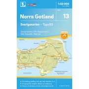 13 Norra Gotland Sverigeserien 1:50 000